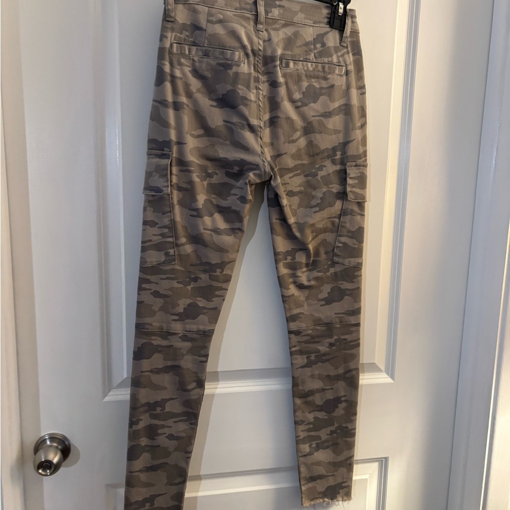 Joe’s The Charlie Ankle Camouflage Cargo Skinny Pants Sz 25 - Picture 5 of 8